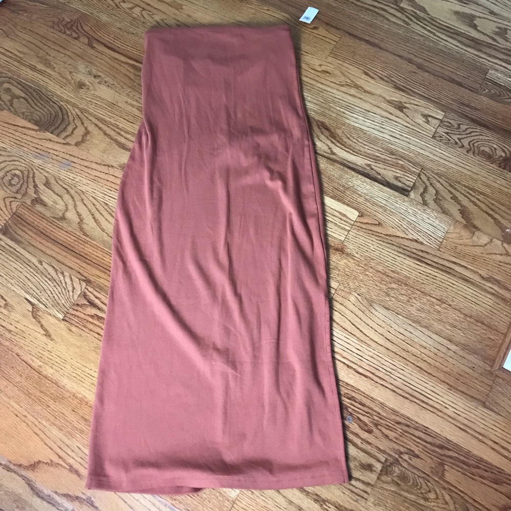 Tan Strapless Dress NWT - Picture 3 of 6